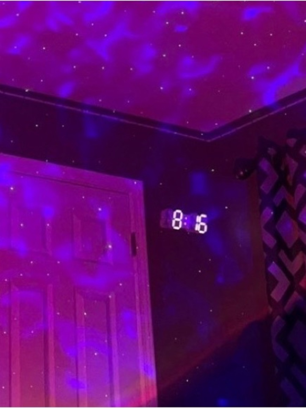 Digital wall hanging clock